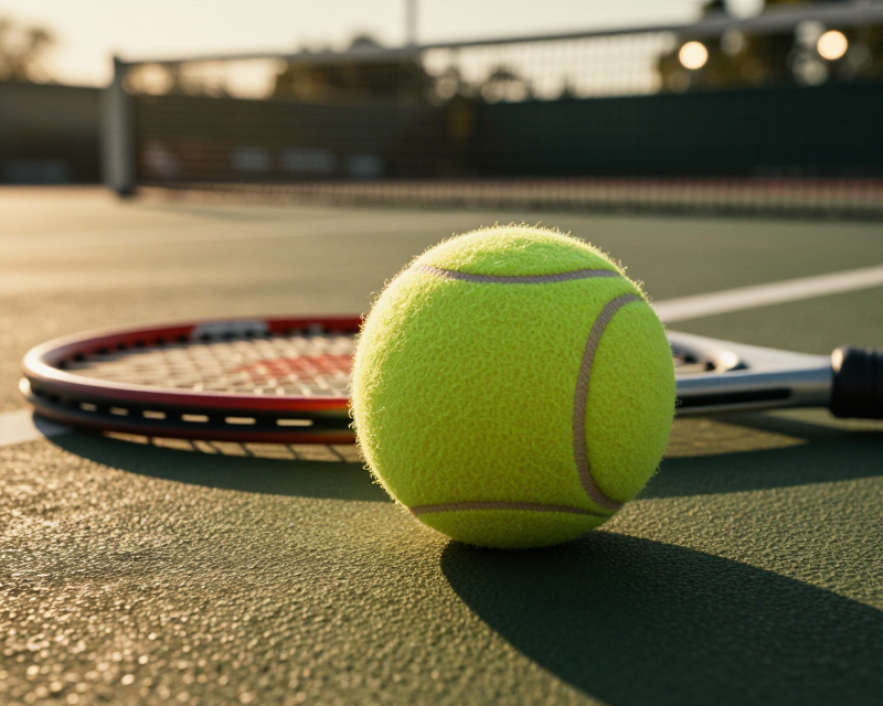 Soft Tennis Court Atmosphere