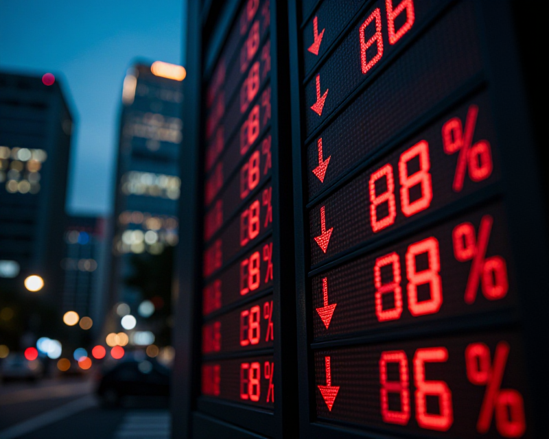 Symbolic Stock Market Decline in Seoul
