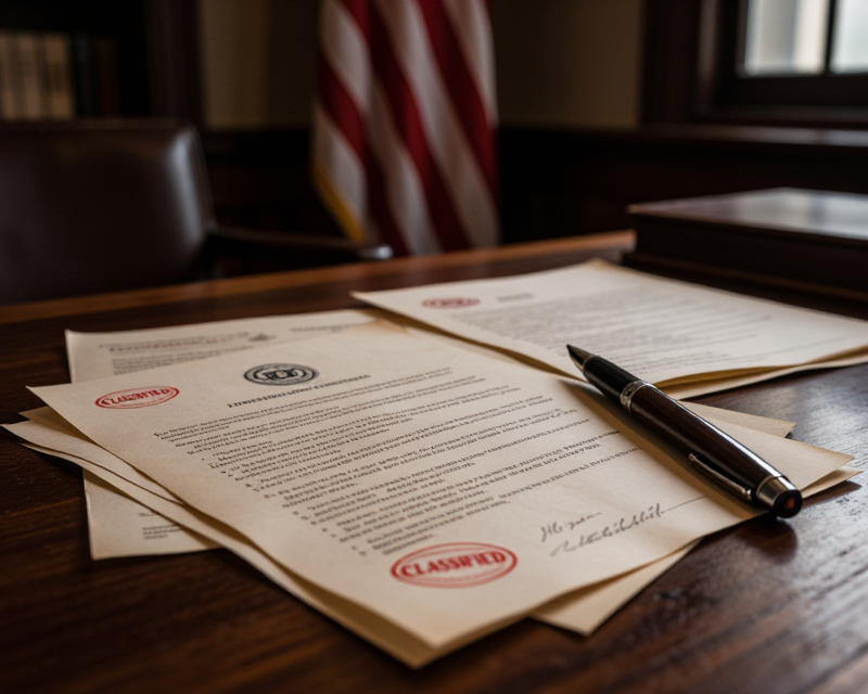 Political Mystery and Classified Documents