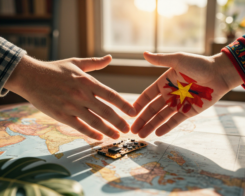 Symbolic connection between Korea and Vietnam