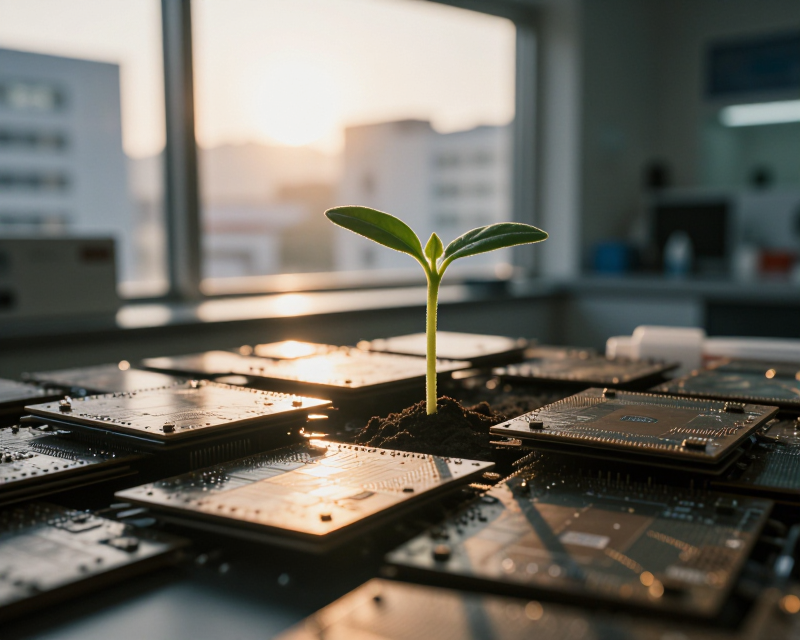 A symbolic representation of growth and future investment