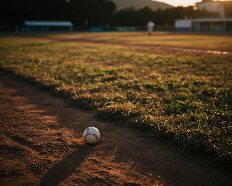 Reflective Baseball Field