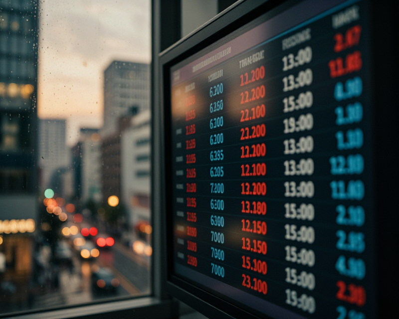 Seoul Stock Market Atmosphere