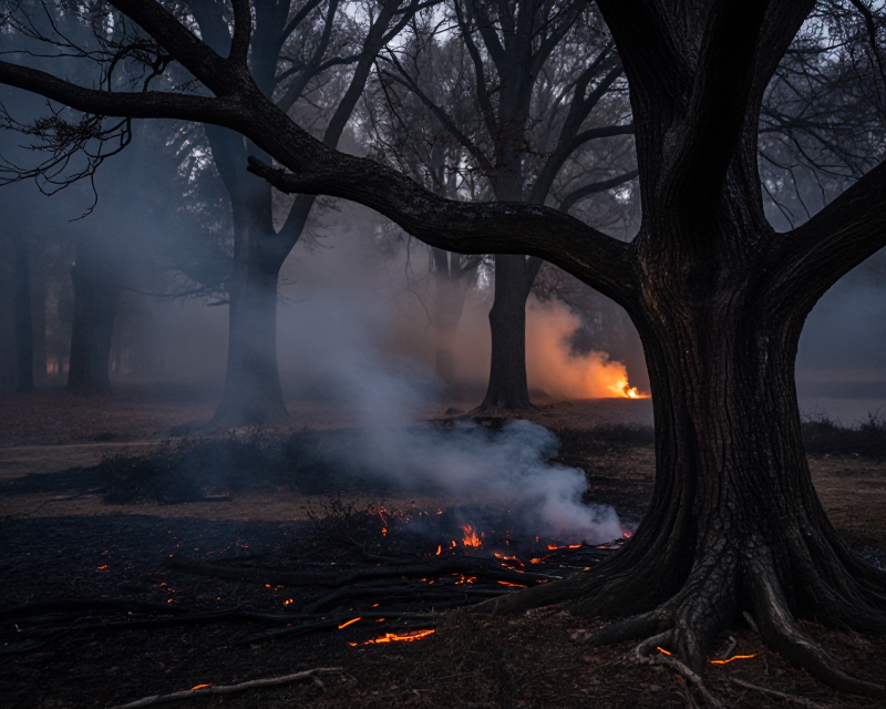 Fontainebleau Forest Fire Atmosphere