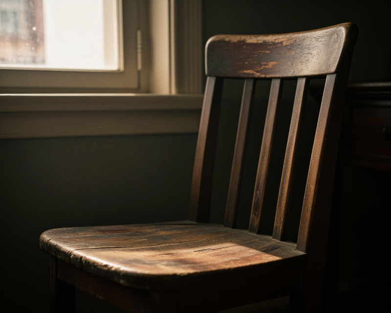 A symbolic scene of waiting and care