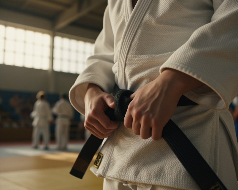 Cinematic Judo Victory Atmosphere